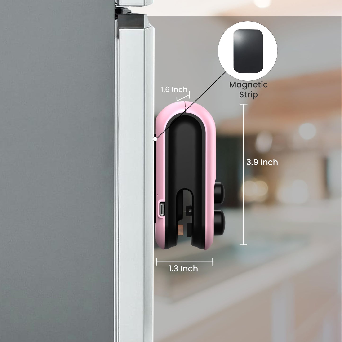 Seznik Handheld Portable Sealing Machine for Food Packets - Snacks, Chips, Fresh Storage - Mini Sealing Machine, 1 YEAR Warranty (White)