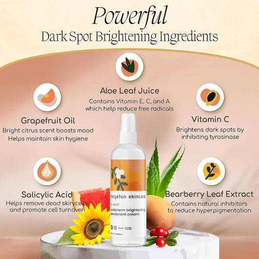 Underarm Brightening Deodorant Cream 200 ml Pack of 2