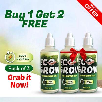 Ecogrow 100% Organic Plant Boost Biofertilizer Buy 1 Get 2 Free
