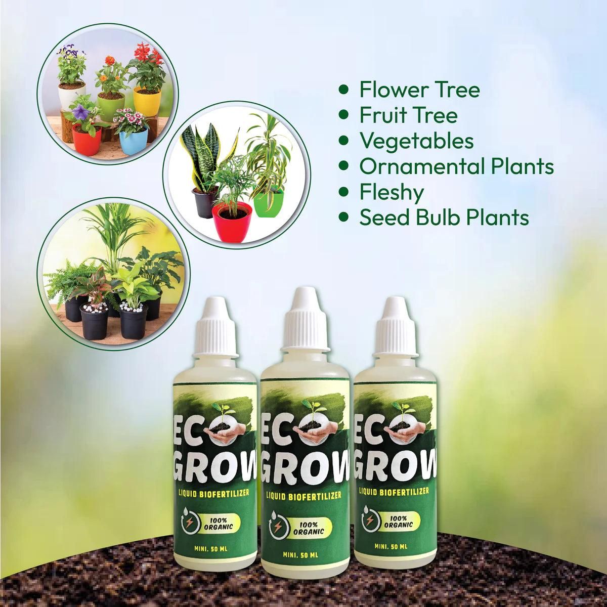 Ecogrow 100% Organic Plant Boost Biofertilizer Buy 1 Get 2 Free
