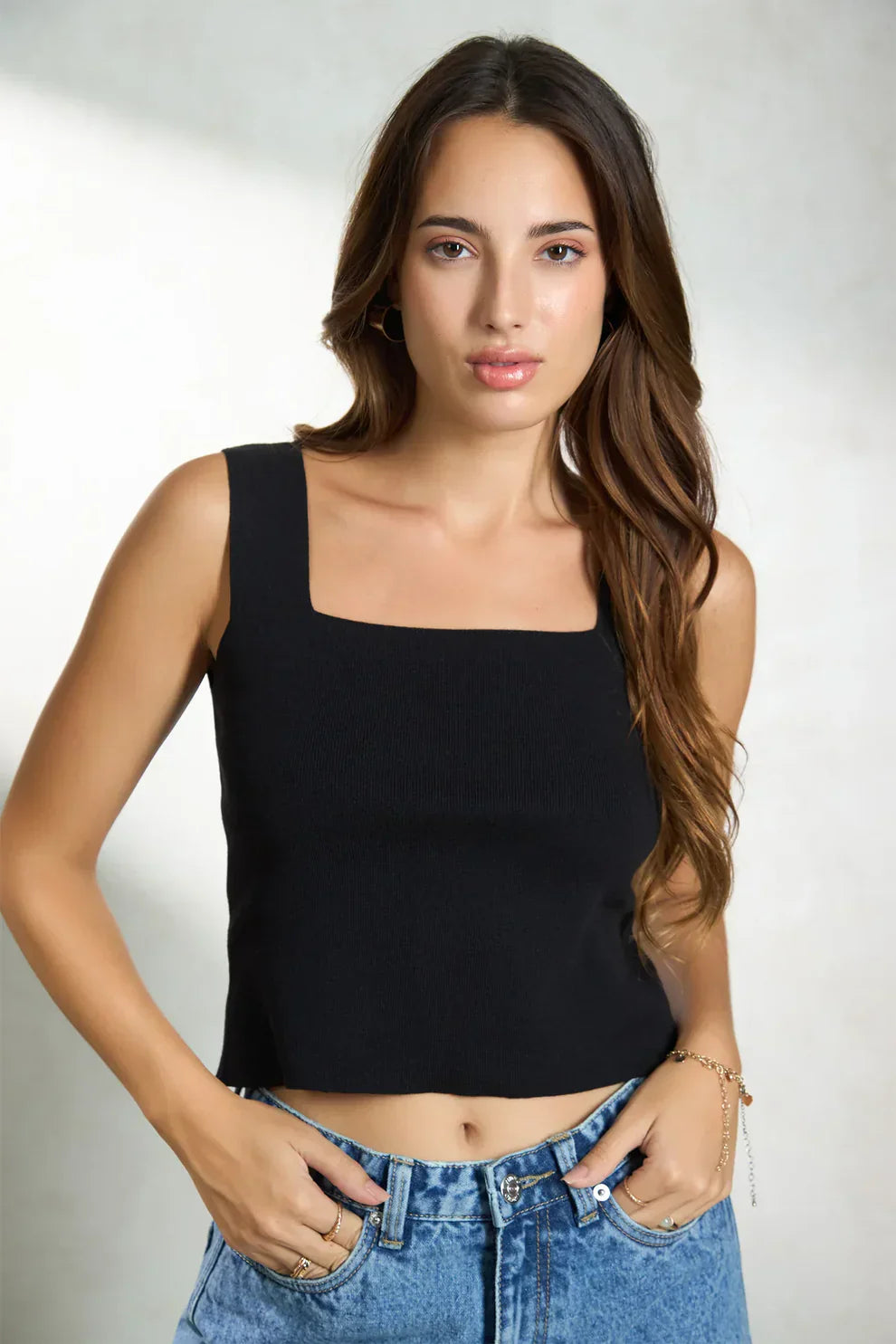 Tank Top With In-Built Bra [Pack of 4]