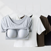 Tank Top With In-Built Bra [Pack of 4]